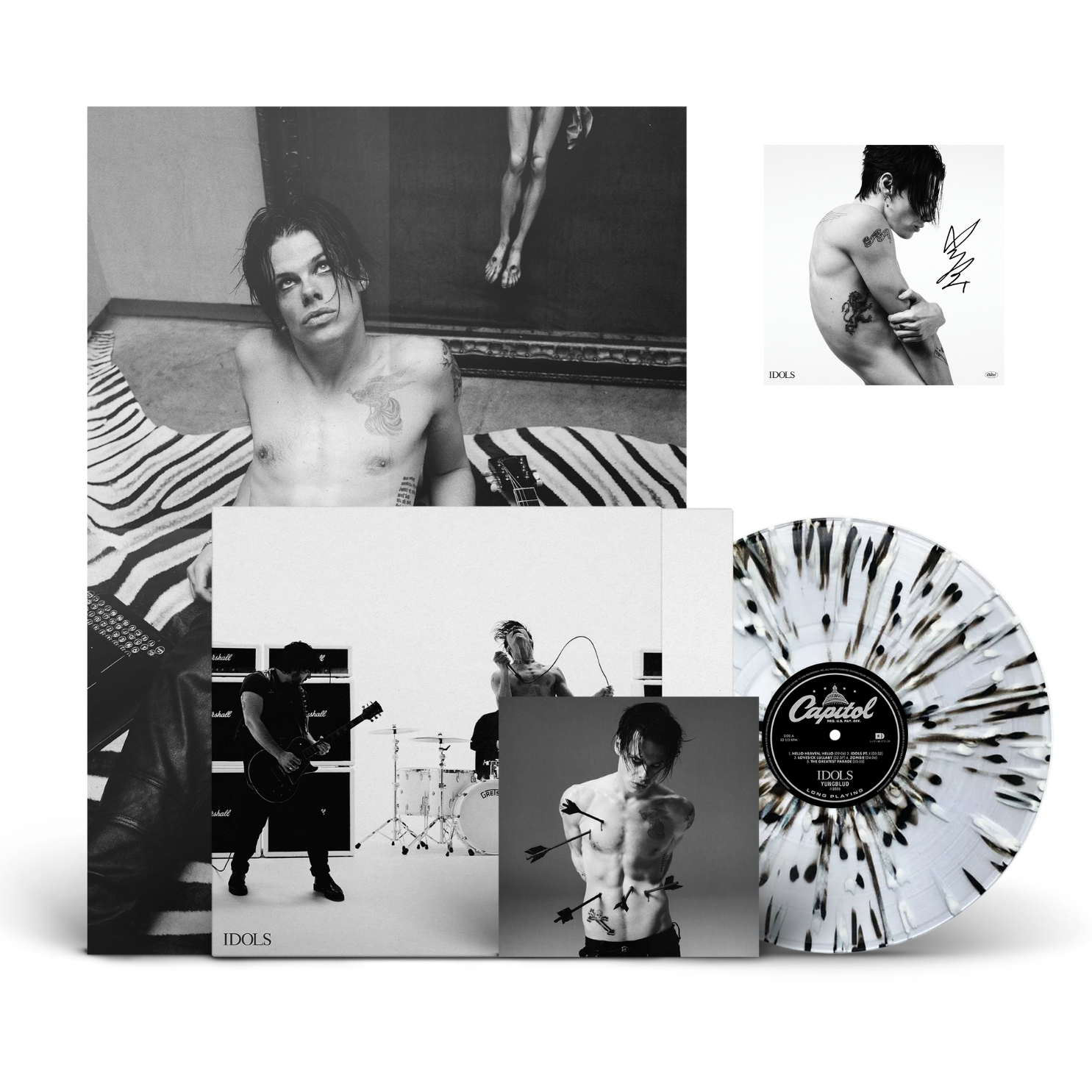 Idols “Shattered State” Splatter Deluxe Vinyl + Signed Art Card