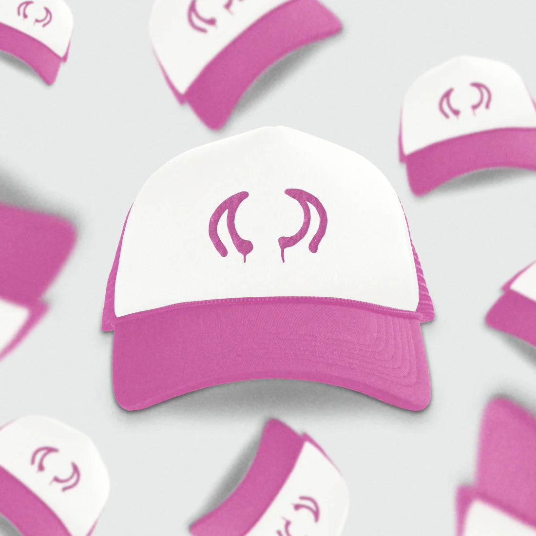 YUNGBLUD - Pink Horns Trucker.