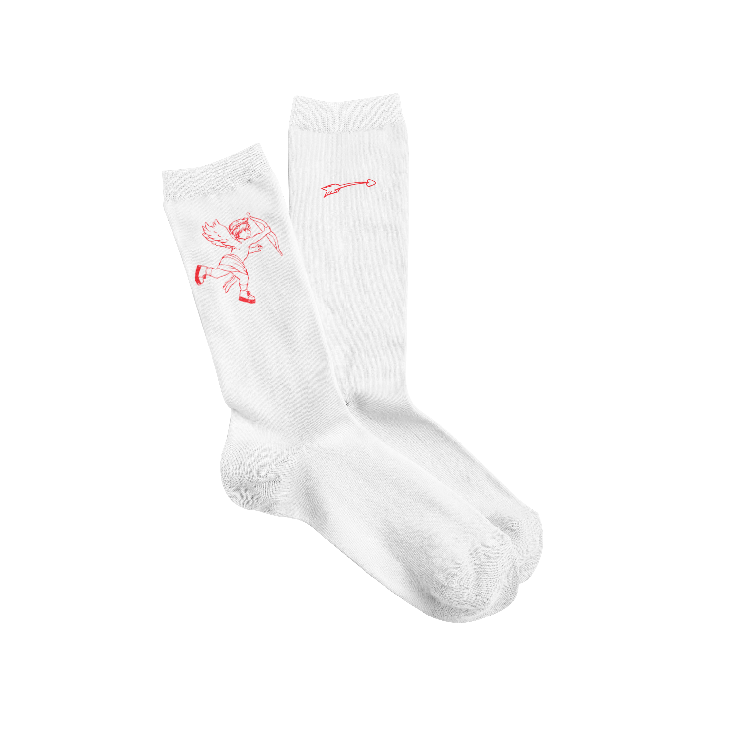 YUNGBLUD - White Athletic Socks