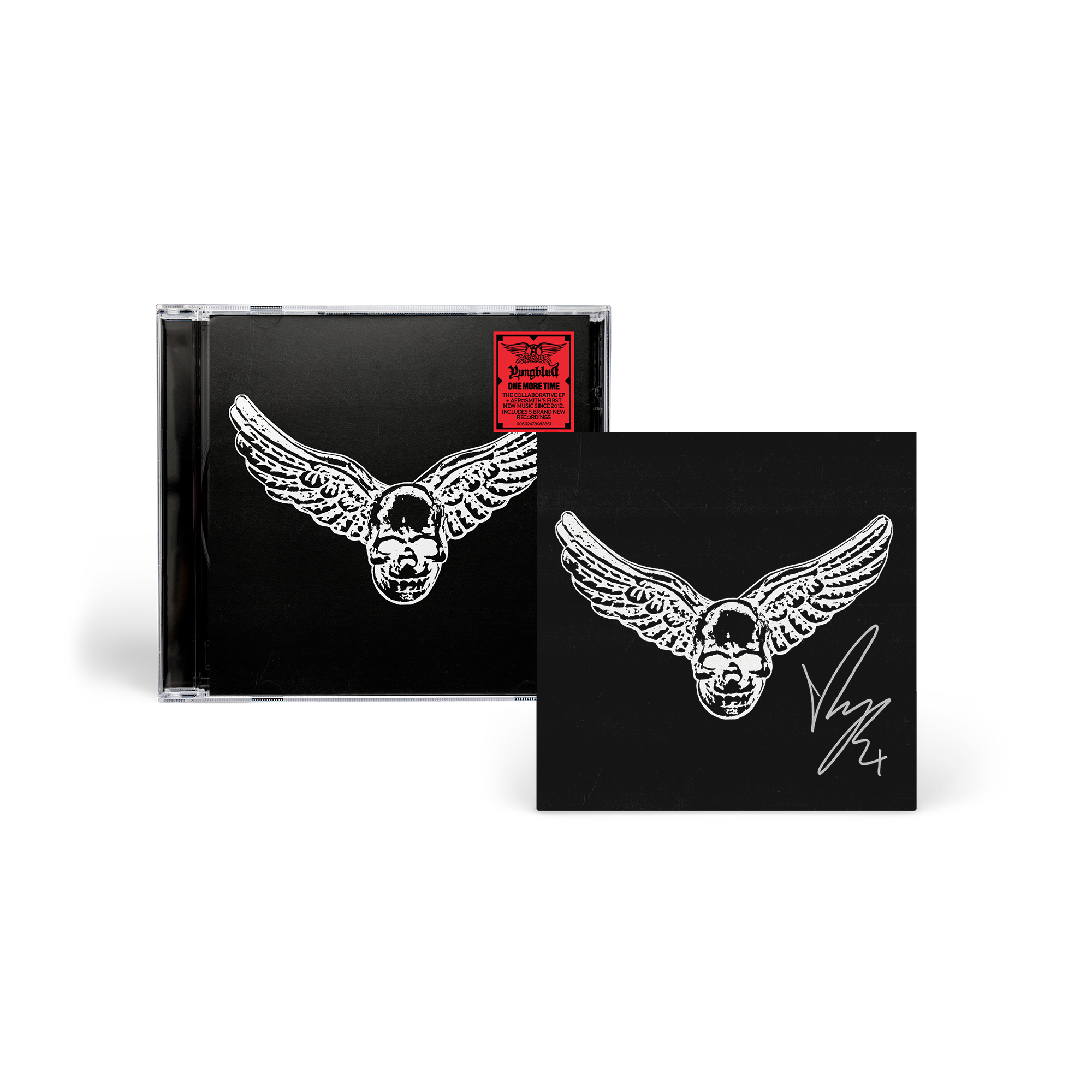 Aerosmith & YUNGBLUD - One More Time - CD + Signed Art Card