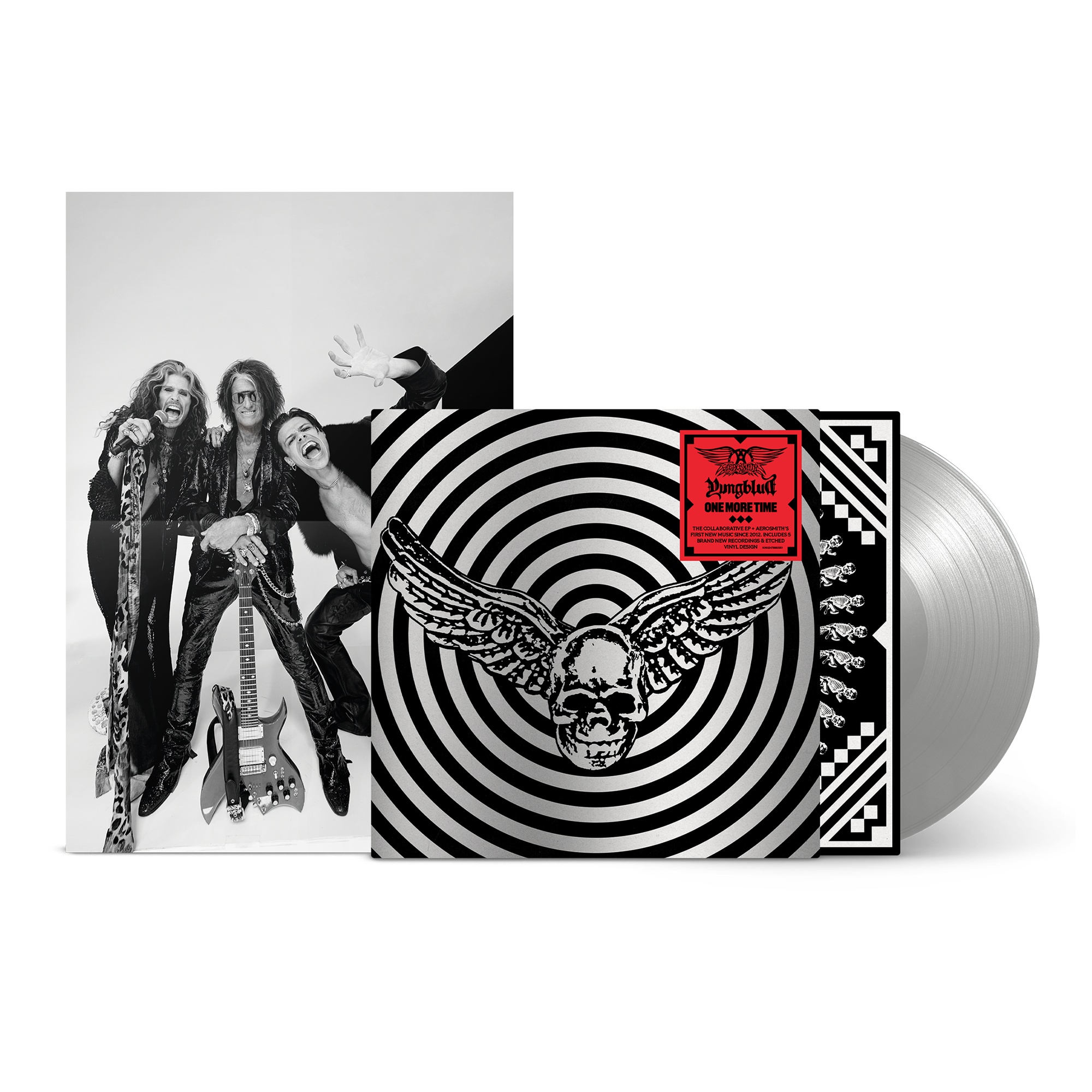 YUNGBLUD, Aerosmith - One More Time - Silver Vinyl (YUNGBLUD Store Exclusive)