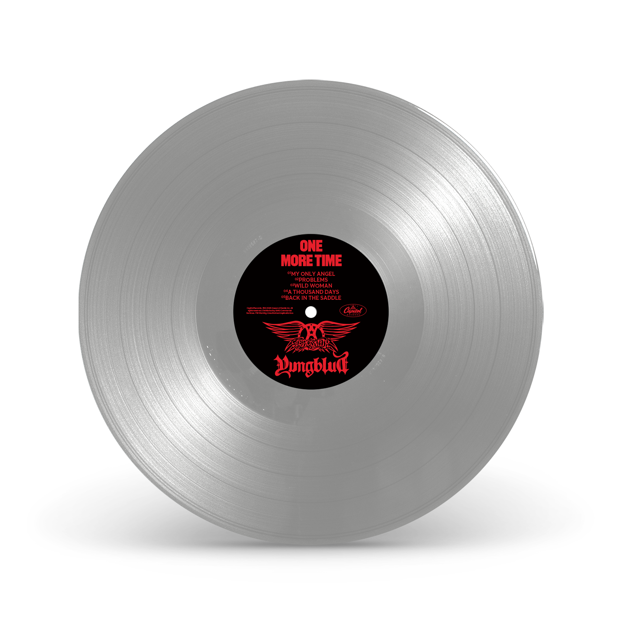 YUNGBLUD, Aerosmith - One More Time - Silver Vinyl (YUNGBLUD Store Exclusive)