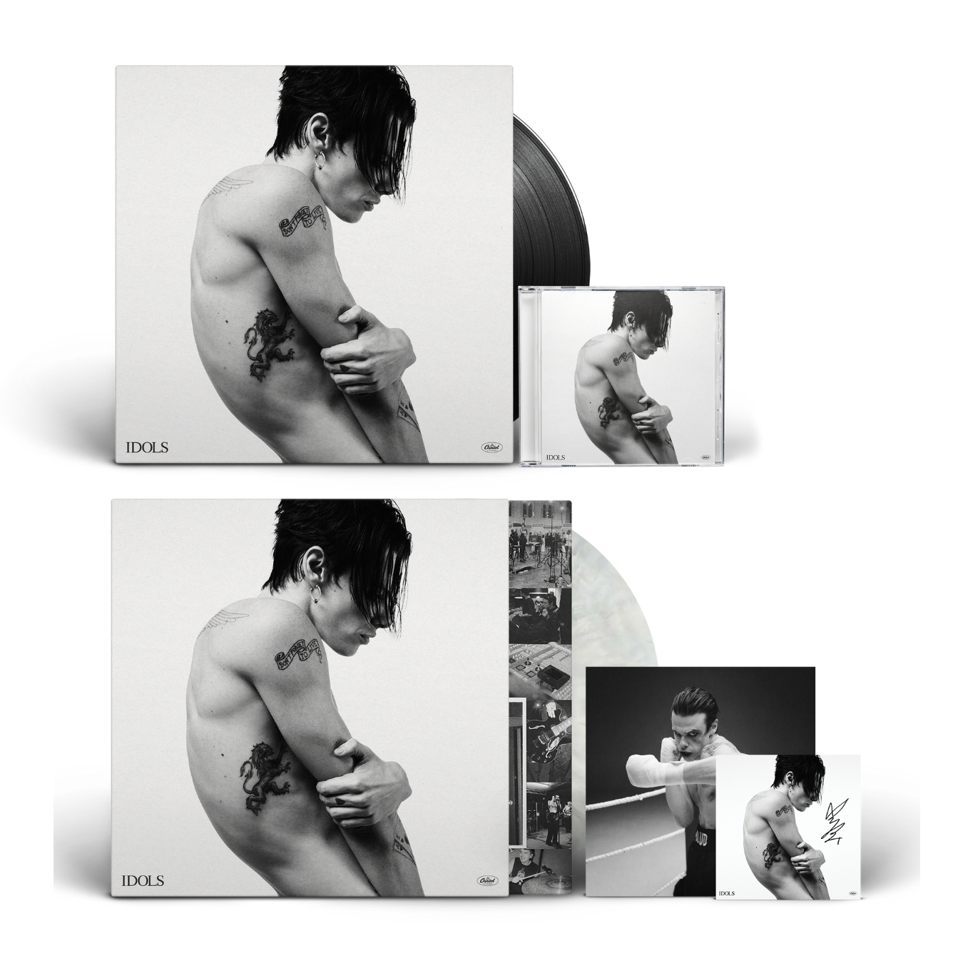 Idols “Distant Smoke” Marble Vinyl + Vinyl + CD + Signed Art Card