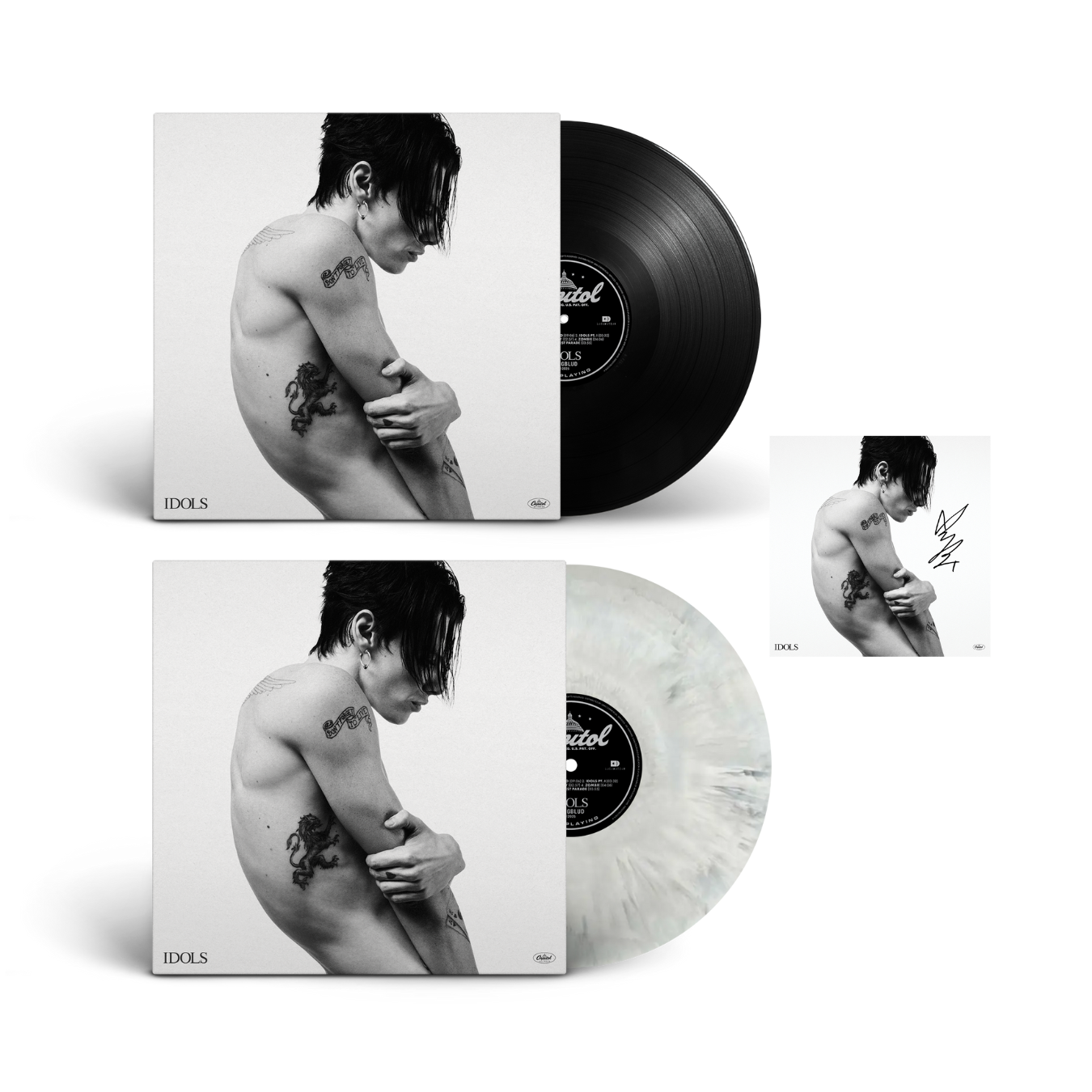 Idols “Distant Smoke” Marble Vinyl + Vinyl + Signed Art Card