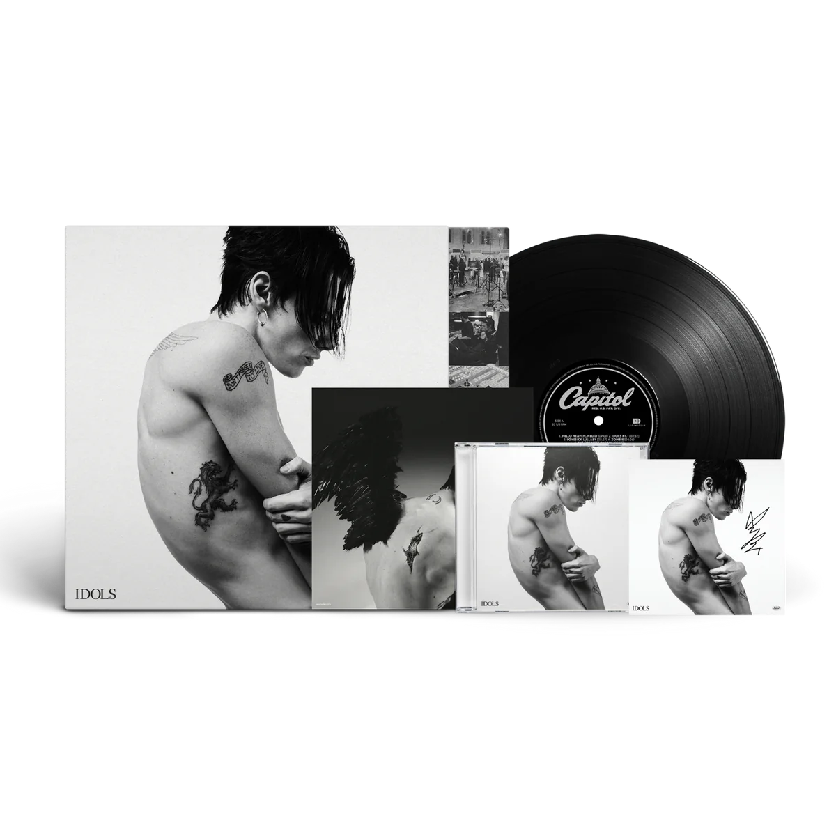 Idols Vinyl + CD + Signed Art Card