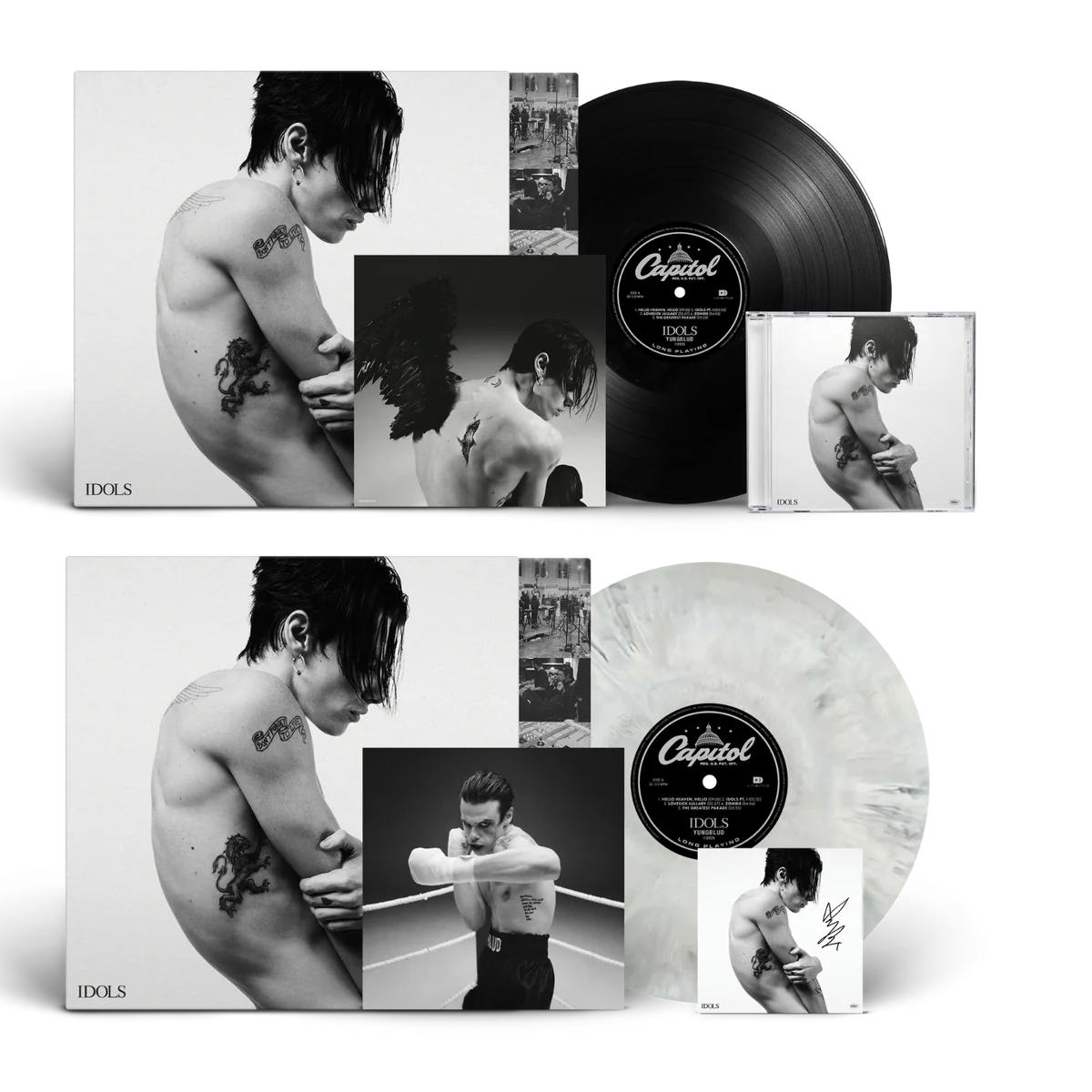 Idols “Distant Smoke” Marble Vinyl + Vinyl + CD + Signed Art Card