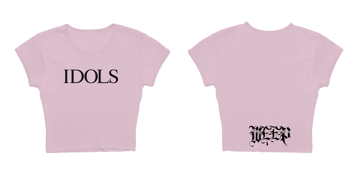 YUNGBLUD - IDOLS WEEP PINK BABY T-SHIRT