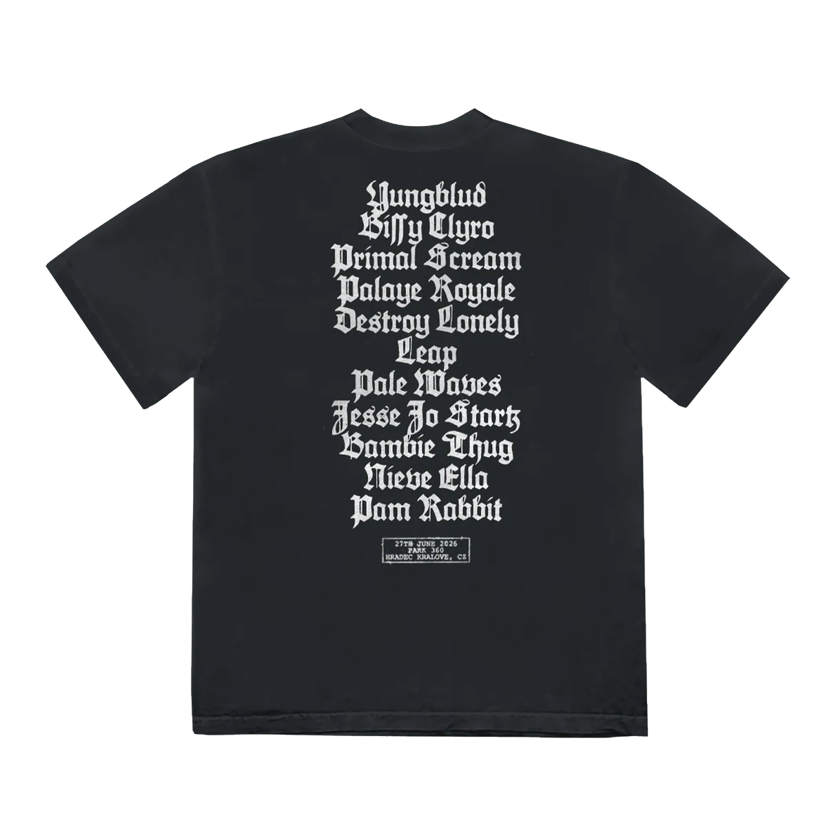 YUNGBLUD - Bludfest Line Up T-Shirt