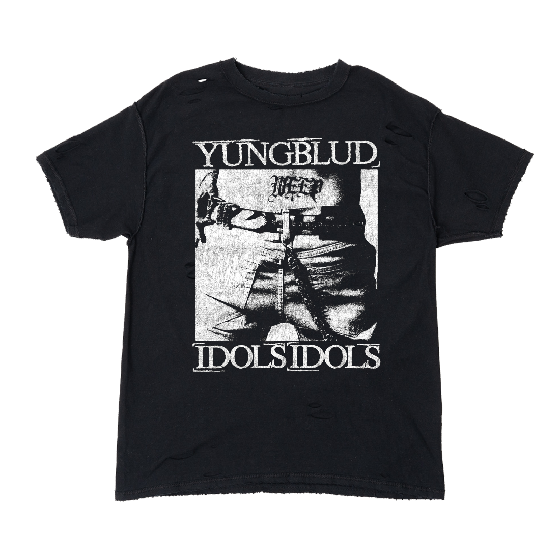Idols Tattoo T-shirt + “Distant Smoke” Marble Vinyl + Signed Art Card