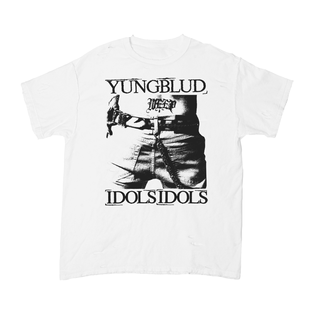YUNGBLUD - White Tattoo T-Shirt