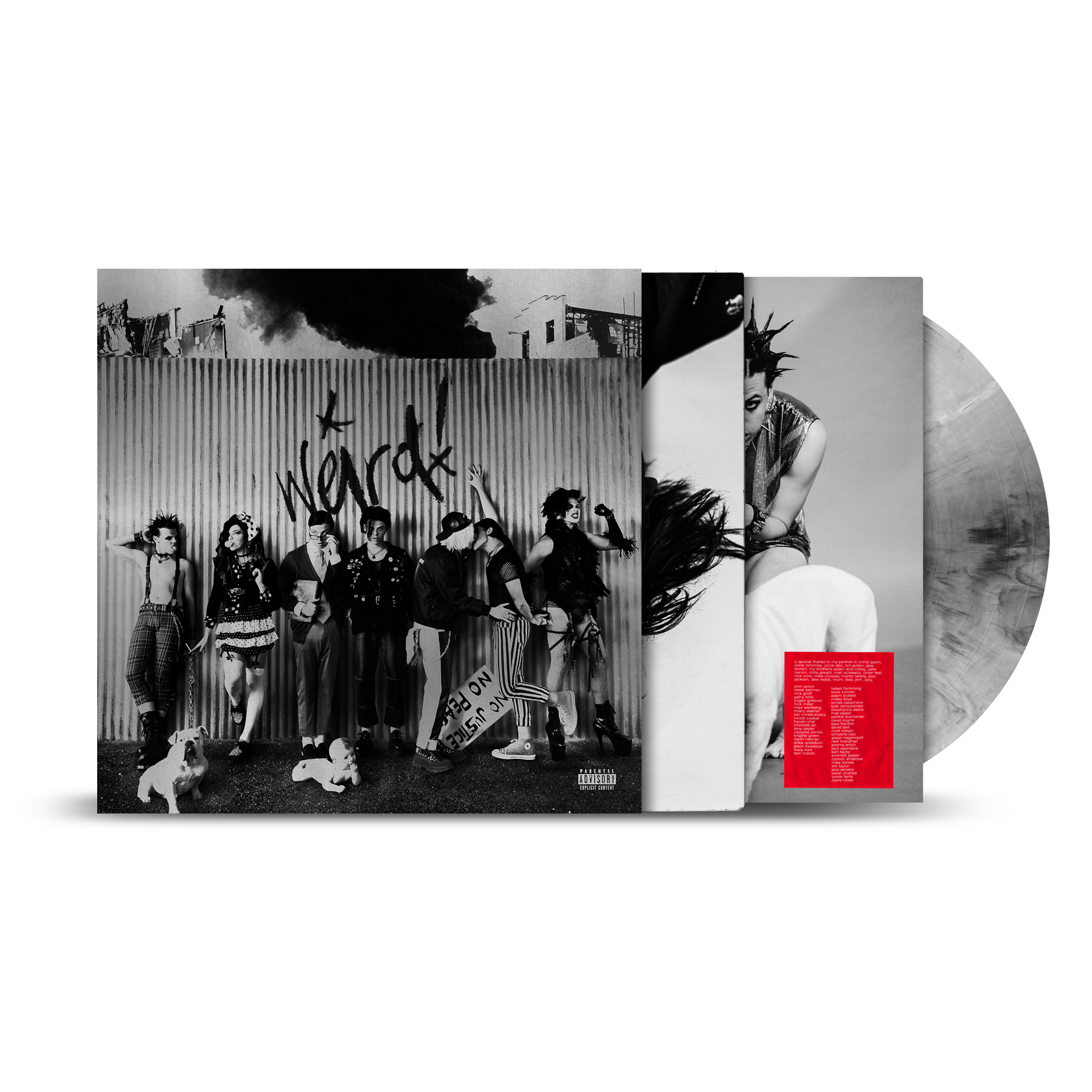 YUNGBLUD - Weird! 5 Year Anniversary Silver Marble Vinyl