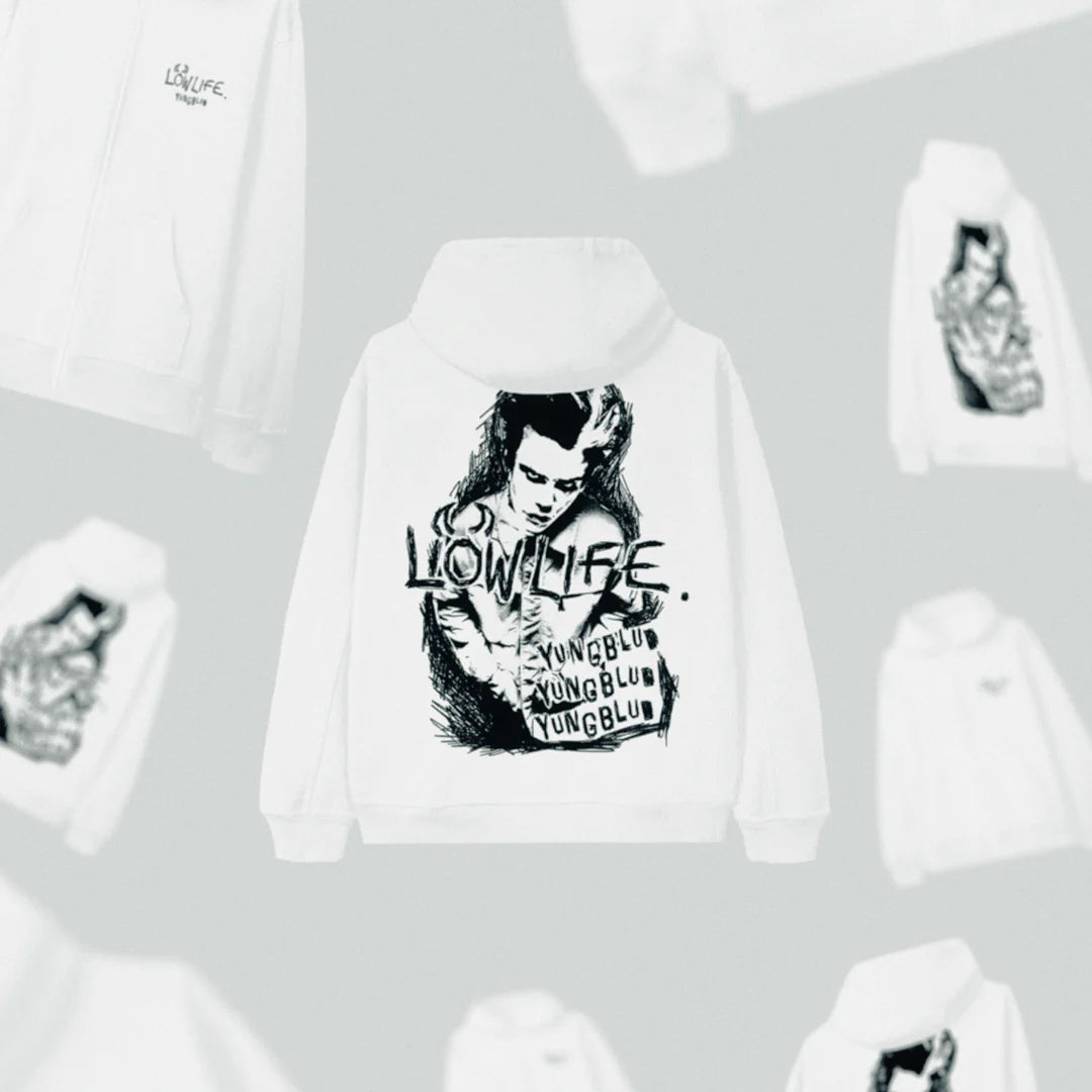 Lowlife Zip Up Hoodie Yungblud UK