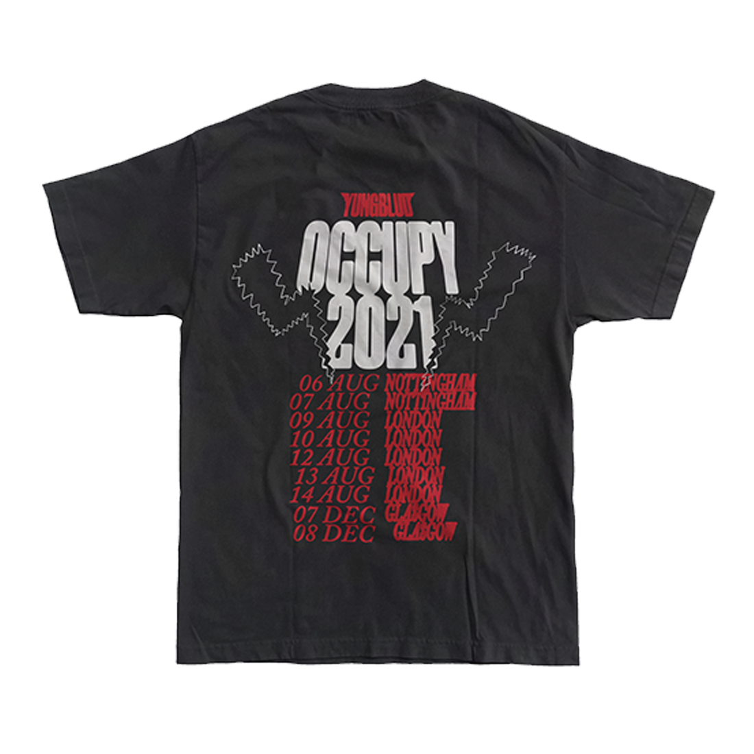 YUNGBLUD - Occupy The UK Tour Charcoal Tee